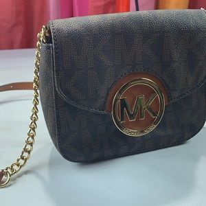 Michael Kors Fulton small crossbody in brown